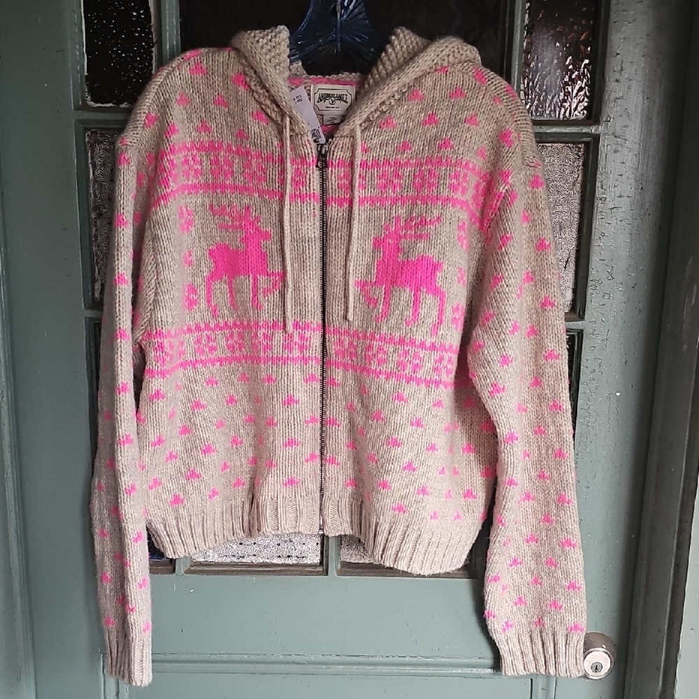 American eagle Hooded deer sweater